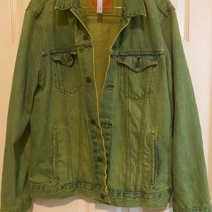 Mens yellow/green Vintage Levis jacket